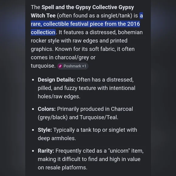 🦄 Spell~ Gypsy Witch Tank - Picture 9 of 9
